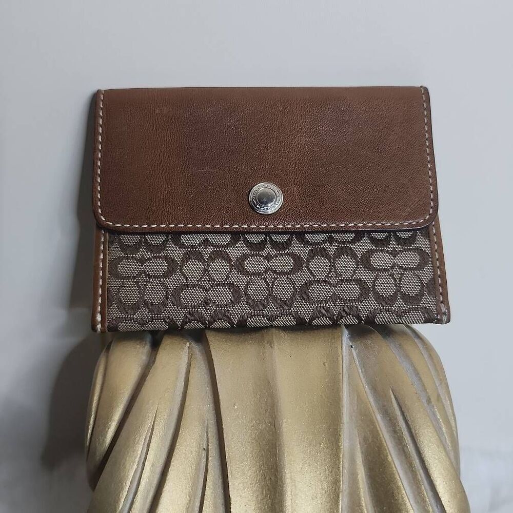 Coach Micro C Small Flap Card Wallet